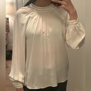 Sezane White Women's Blouse